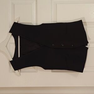 Classic Black Button-Up Vest